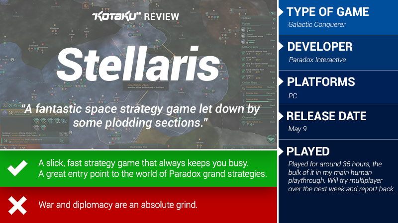 Illustration for article titled Stellaris: The Kotaku Review
